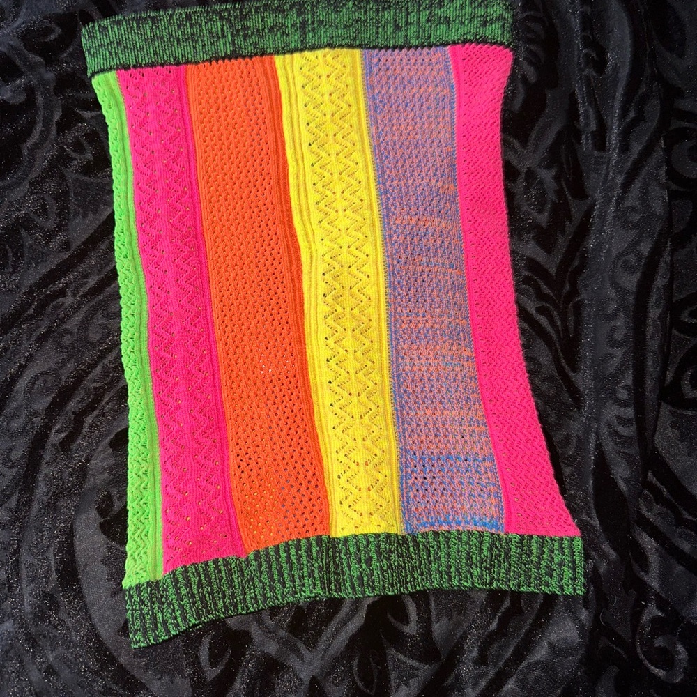 AGR Multicolor Nylon Mini Skirt.. seen worn by me in pictures